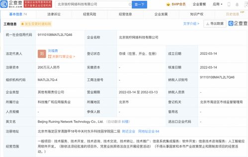 雷軍與曹津聯合成立人工智能新公司，拓展應用軟件開發與信息系統集成