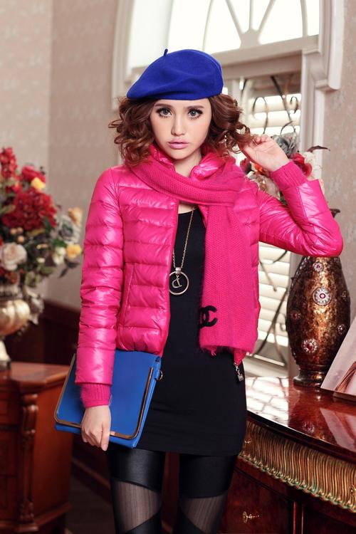 服裝鞋帽箱包,鐘表眼鏡 女裝 女式羽絨服 2013秋冬新款 韓版兔毛圍巾