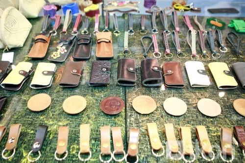 蒙古國皮革 絨毛制品展現場