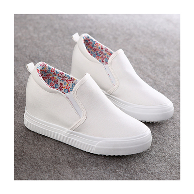 球厚底內增小白鞋一腳蹬懶人鞋帆布鞋女韓版百搭學生休閑單鞋 賓如意帆布鞋型號【價格 圖片 品牌 報價】-蘇寧易購樸云服飾鞋帽專營店
